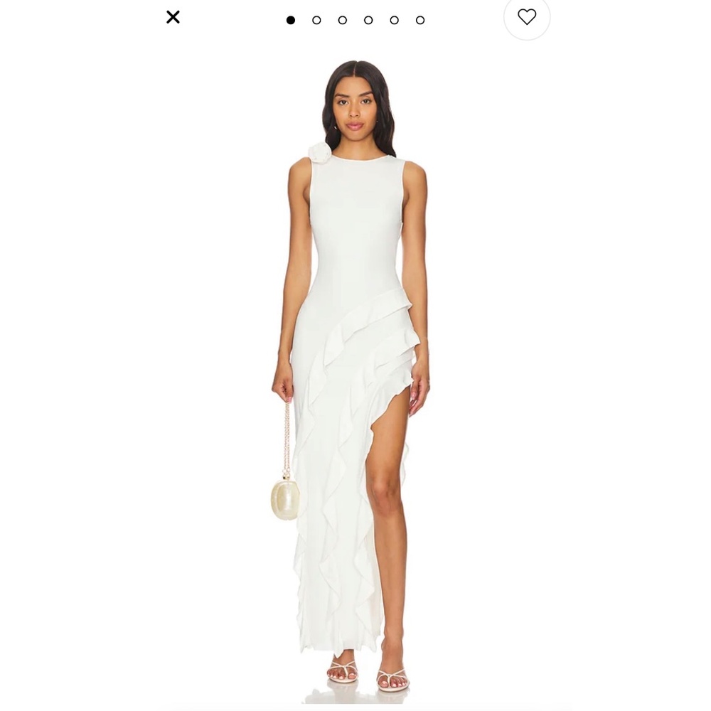 Airess Dress in Gardenia AFRM